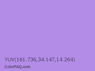 YUV 161.736,34.147,14.264 Color Image