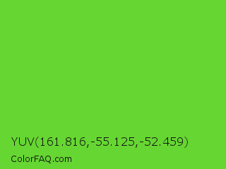 YUV 161.816,-55.125,-52.459 Color Image