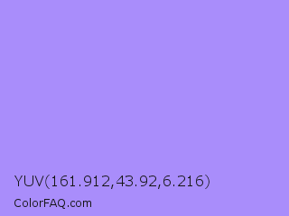 YUV 161.912,43.92,6.216 Color Image