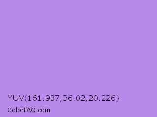 YUV 161.937,36.02,20.226 Color Image