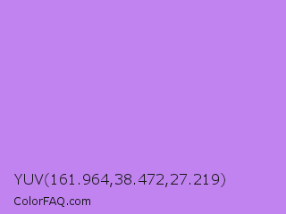 YUV 161.964,38.472,27.219 Color Image