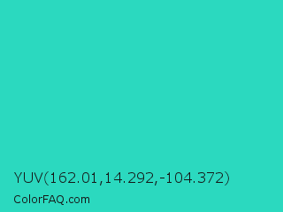 YUV 162.01,14.292,-104.372 Color Image