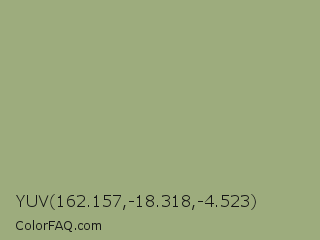 YUV 162.157,-18.318,-4.523 Color Image