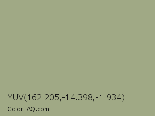 YUV 162.205,-14.398,-1.934 Color Image