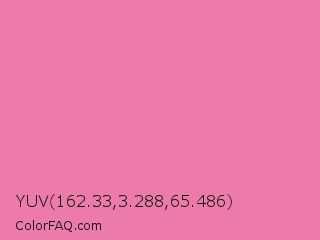 YUV 162.33,3.288,65.486 Color Image