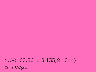 YUV 162.361,13.133,81.244 Color Image