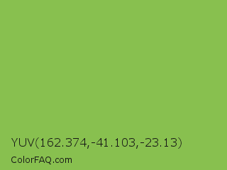 YUV 162.374,-41.103,-23.13 Color Image