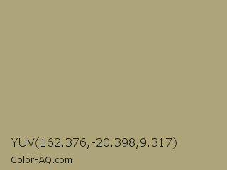 YUV 162.376,-20.398,9.317 Color Image