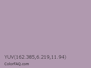 YUV 162.385,6.219,11.94 Color Image