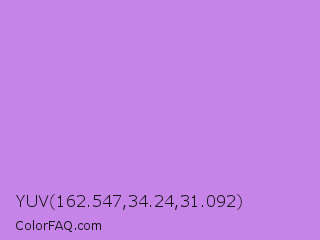 YUV 162.547,34.24,31.092 Color Image