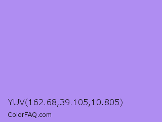 YUV 162.68,39.105,10.805 Color Image