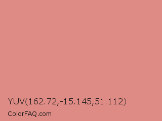 YUV 162.72,-15.145,51.112 Color Image