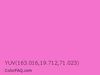 YUV 163.016,19.712,71.023 Color Image