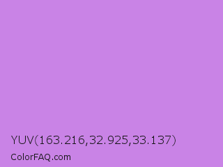 YUV 163.216,32.925,33.137 Color Image