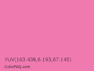 YUV 163.438,6.193,67.145 Color Image