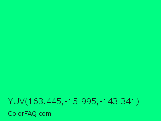 YUV 163.445,-15.995,-143.341 Color Image
