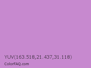 YUV 163.518,21.437,31.118 Color Image