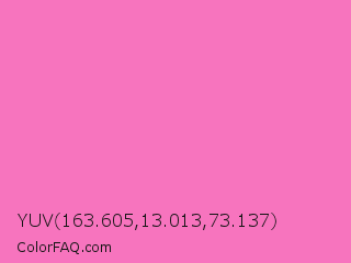 YUV 163.605,13.013,73.137 Color Image