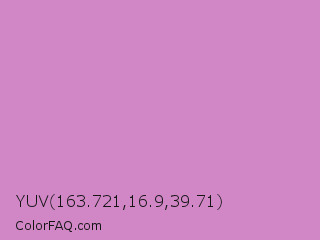 YUV 163.721,16.9,39.71 Color Image