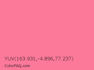 YUV 163.931,-4.896,77.237 Color Image