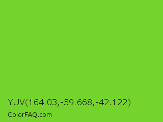 YUV 164.03,-59.668,-42.122 Color Image
