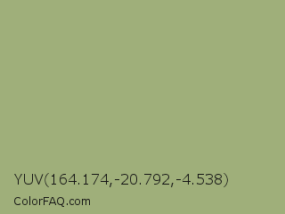 YUV 164.174,-20.792,-4.538 Color Image