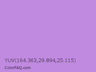 YUV 164.363,29.894,25.115 Color Image