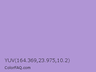 YUV 164.369,23.975,10.2 Color Image