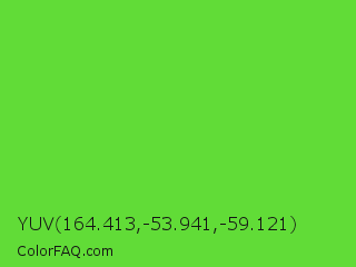 YUV 164.413,-53.941,-59.121 Color Image
