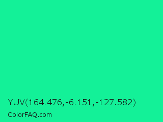 YUV 164.476,-6.151,-127.582 Color Image