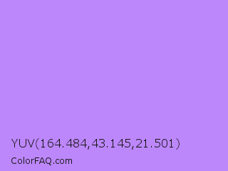 YUV 164.484,43.145,21.501 Color Image