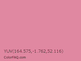 YUV 164.575,-1.762,52.116 Color Image