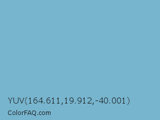 YUV 164.611,19.912,-40.001 Color Image
