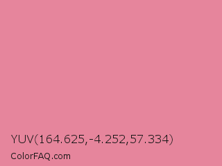 YUV 164.625,-4.252,57.334 Color Image