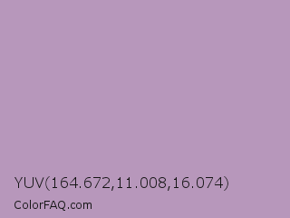 YUV 164.672,11.008,16.074 Color Image