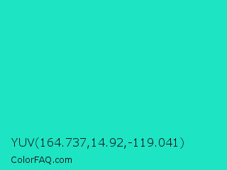 YUV 164.737,14.92,-119.041 Color Image