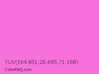 YUV 164.851,26.695,71.168 Color Image
