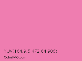 YUV 164.9,5.472,64.986 Color Image