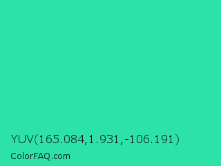 YUV 165.084,1.931,-106.191 Color Image