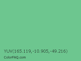 YUV 165.119,-10.905,-49.216 Color Image