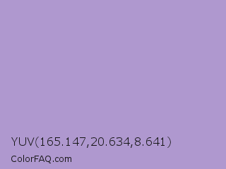YUV 165.147,20.634,8.641 Color Image