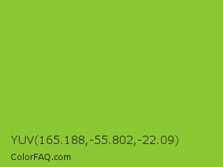 YUV 165.188,-55.802,-22.09 Color Image