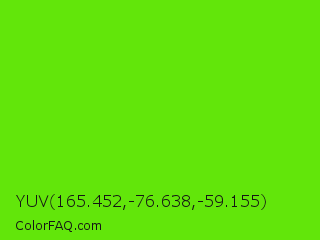 YUV 165.452,-76.638,-59.155 Color Image