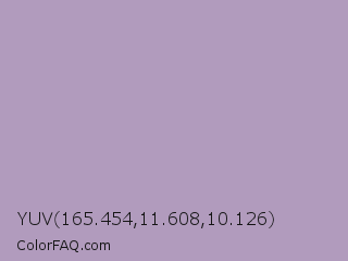 YUV 165.454,11.608,10.126 Color Image