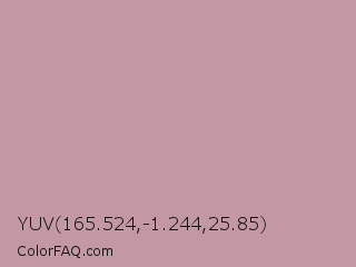 YUV 165.524,-1.244,25.85 Color Image