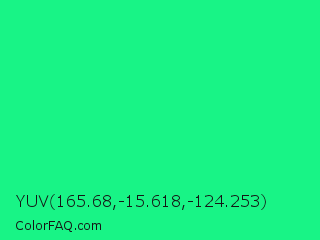 YUV 165.68,-15.618,-124.253 Color Image