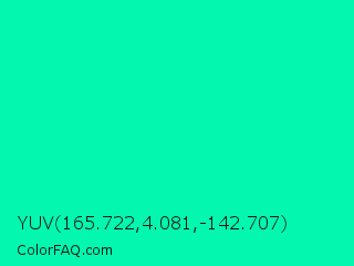 YUV 165.722,4.081,-142.707 Color Image