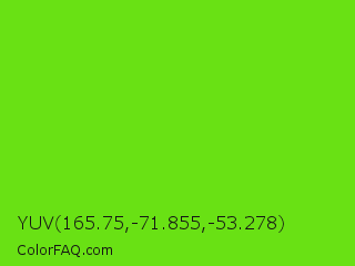 YUV 165.75,-71.855,-53.278 Color Image