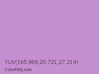 YUV 165.969,20.721,27.214 Color Image