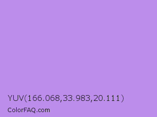 YUV 166.068,33.983,20.111 Color Image